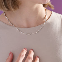 Entwine Silver Link Necklace