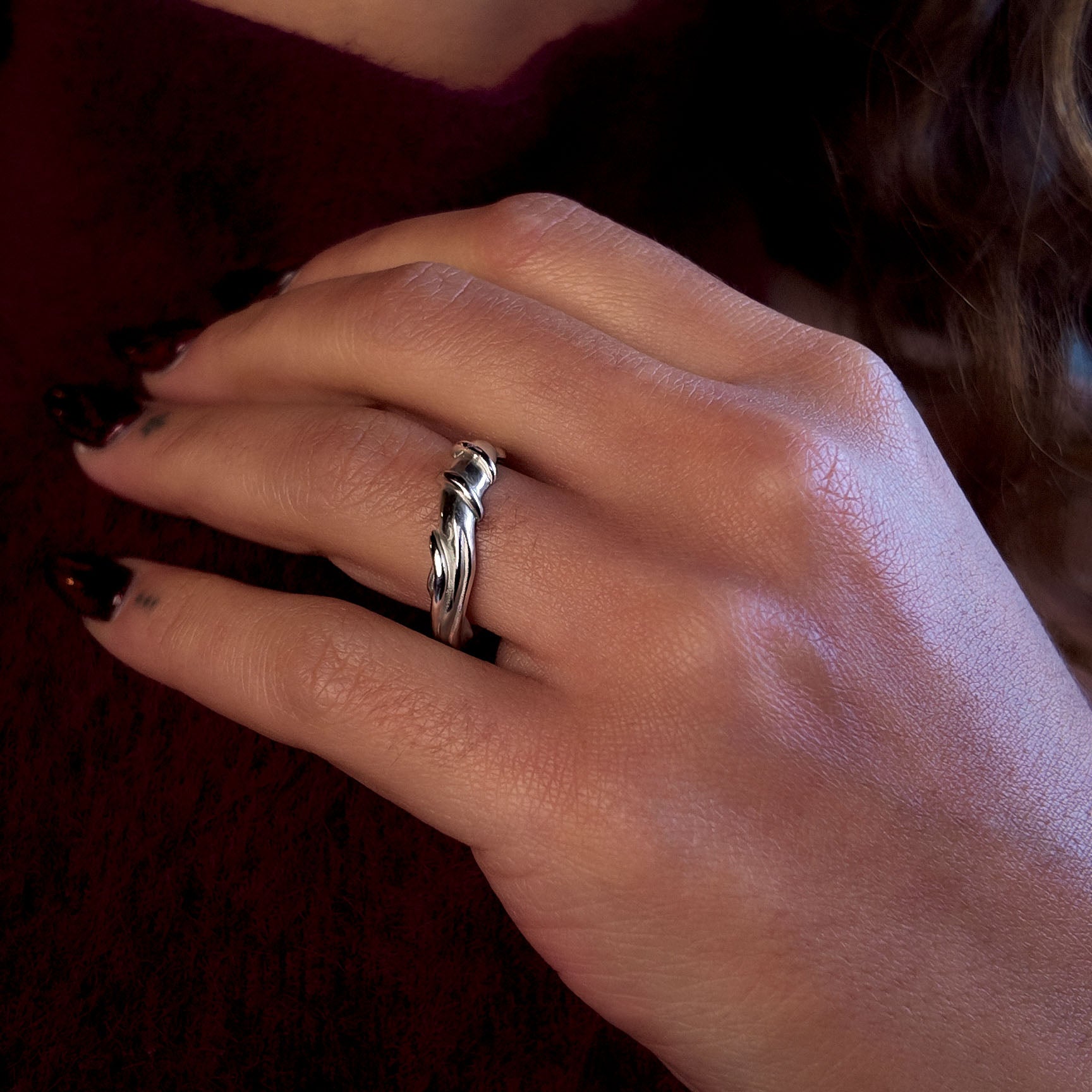 Entwine Platinum 5mm Ring