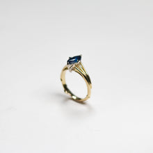 Entwine Marquise Sapphire 18ct Yellow Gold Ring