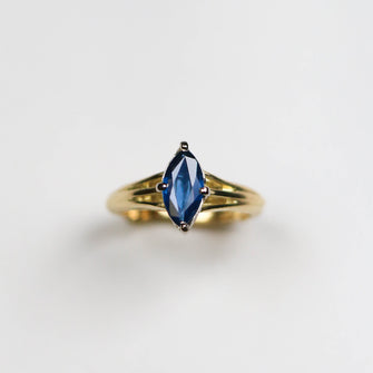 Entwine Marquise Sapphire 18ct Yellow Gold Ring