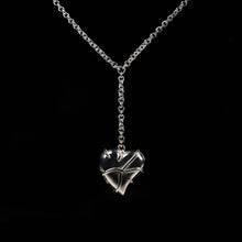 Entwine Silver Large Heart Locket Necklace