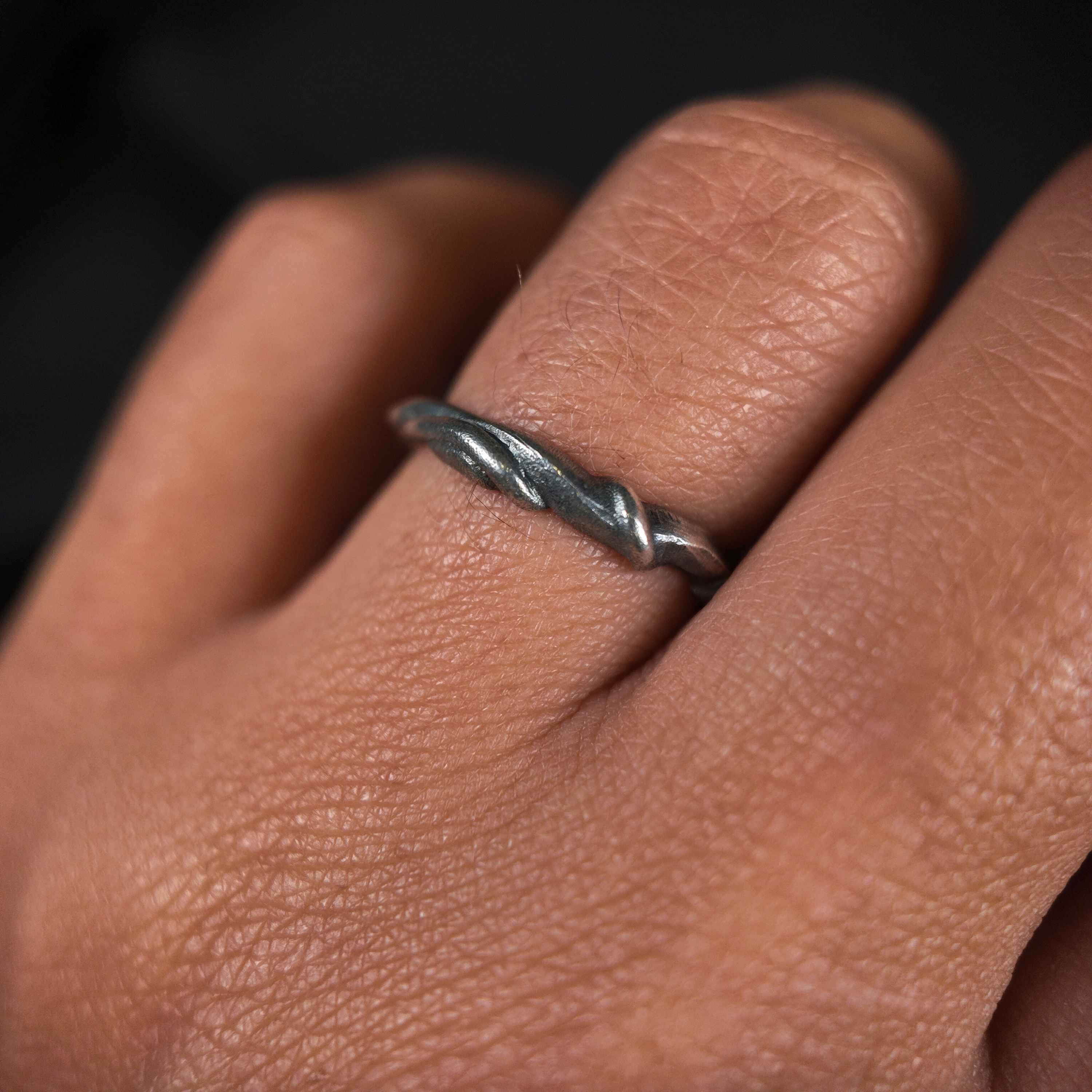 Entwine 2.5mm Silver Ring