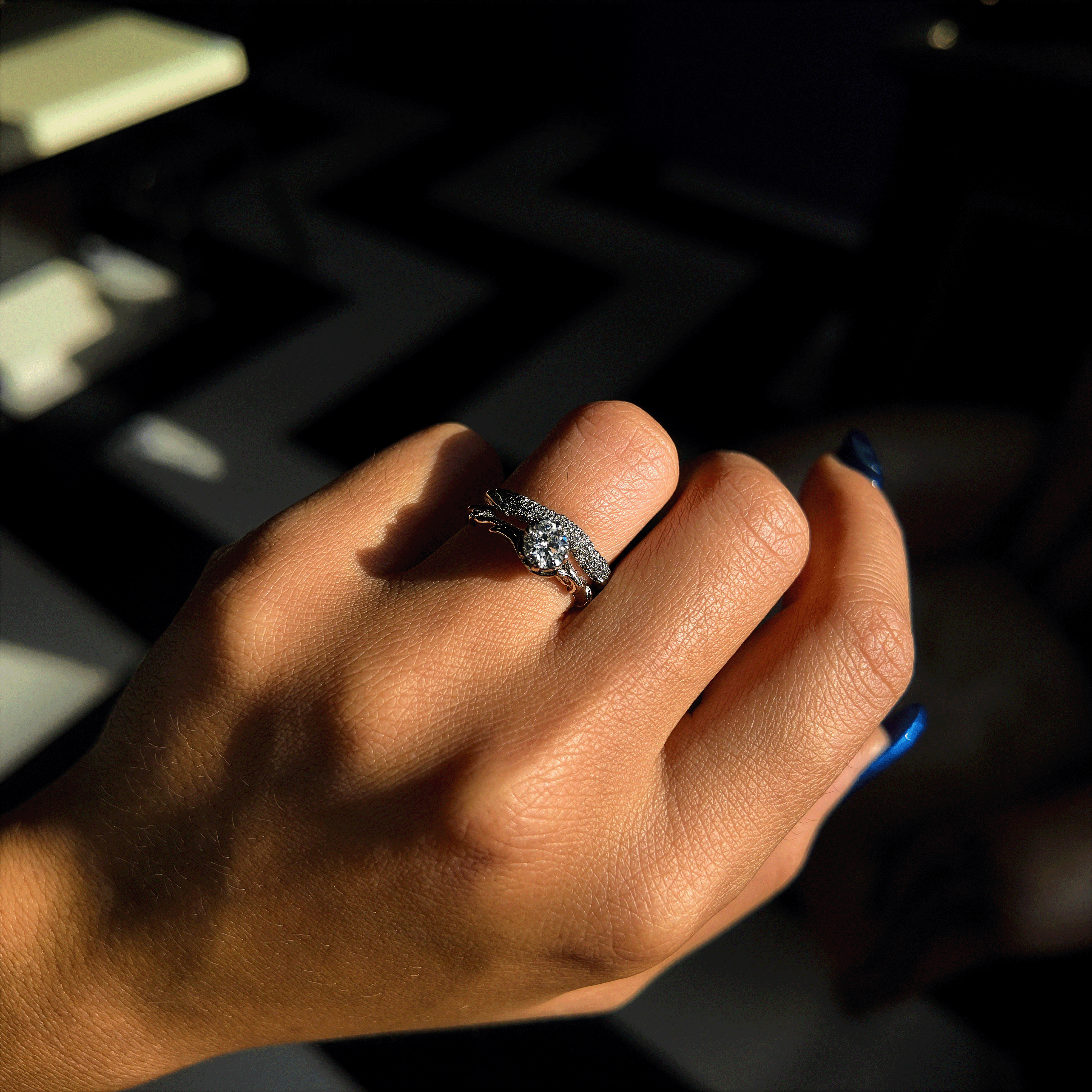 Entwine Platinum Diamond Eternity