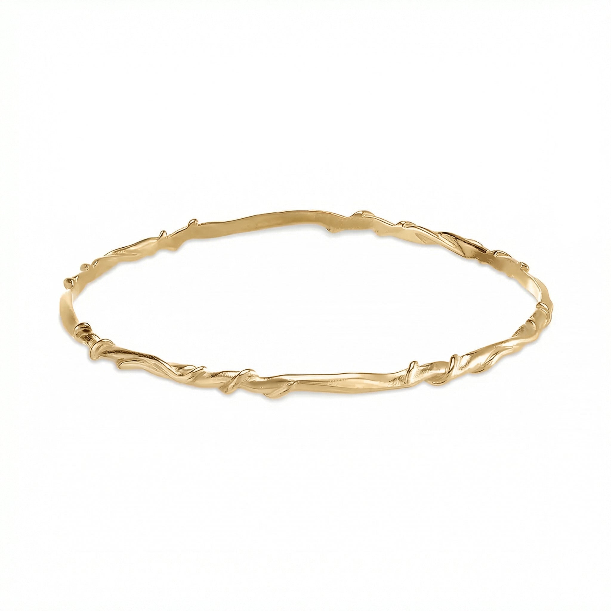 Entwine 9ct Yellow Gold Bangle