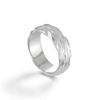 Forest Silver 7.5mm Ring