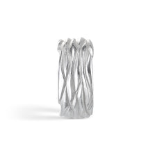Forest Silver 10mm Ring