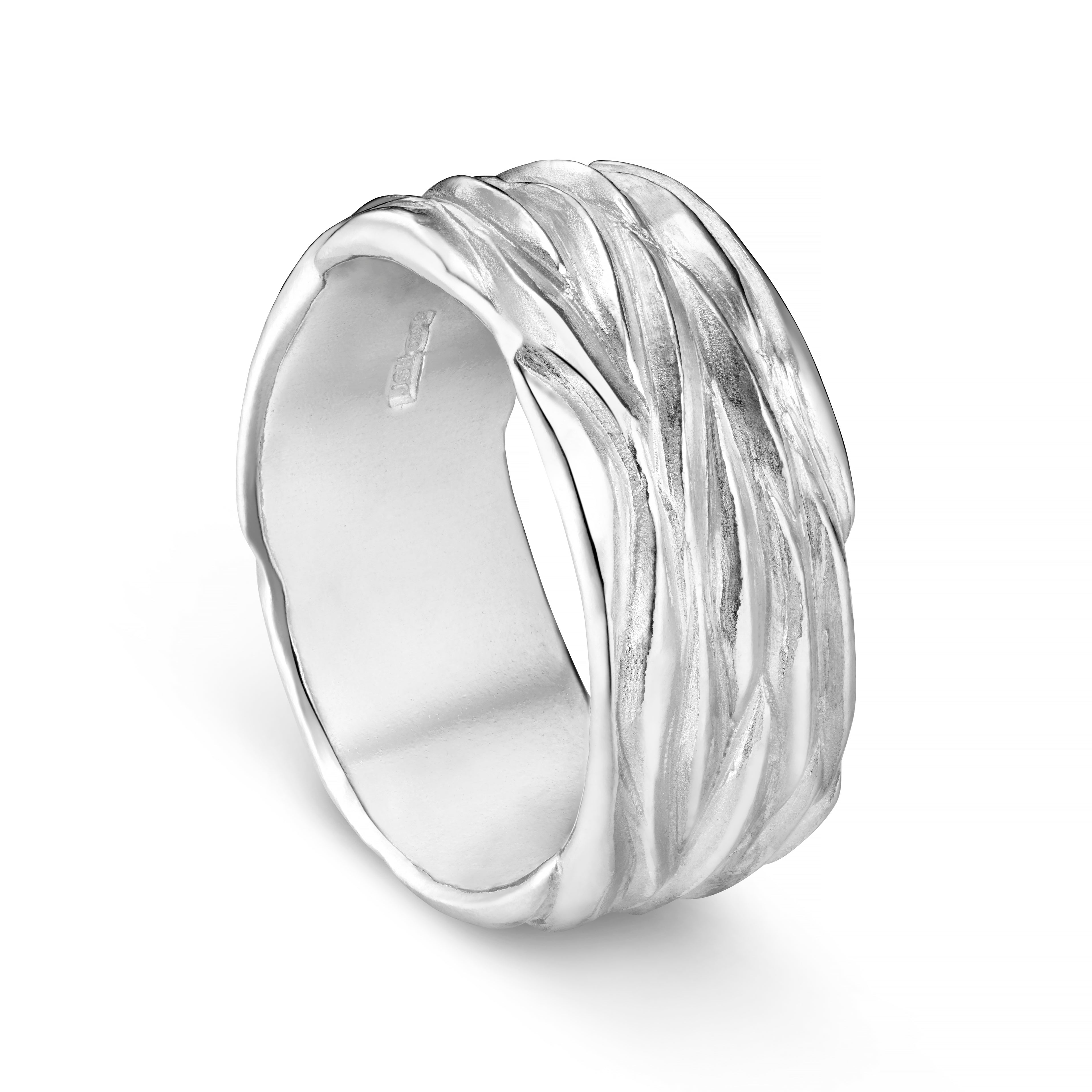 Forest Platinum 10mm Ring