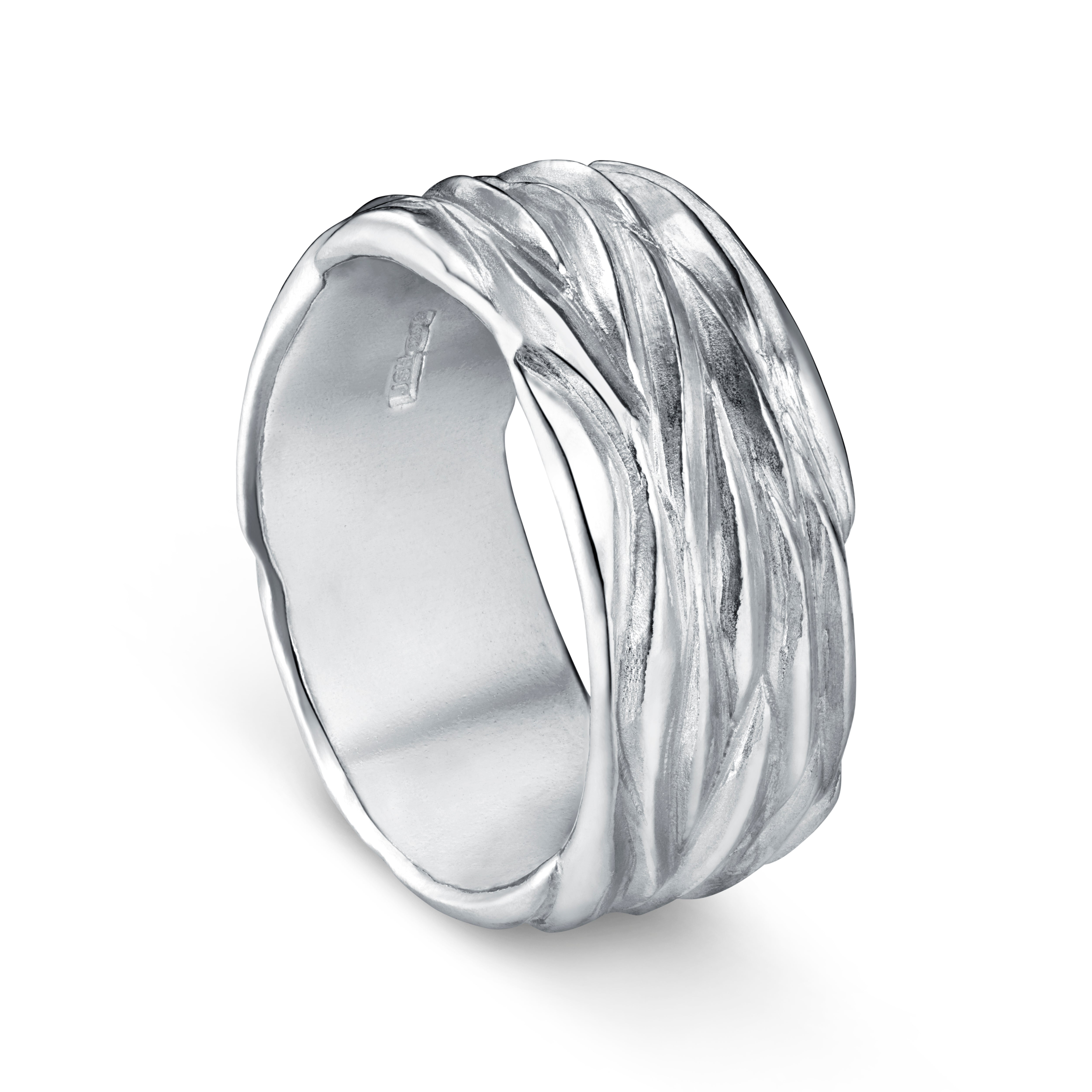 Forest Platinum 10mm Ring