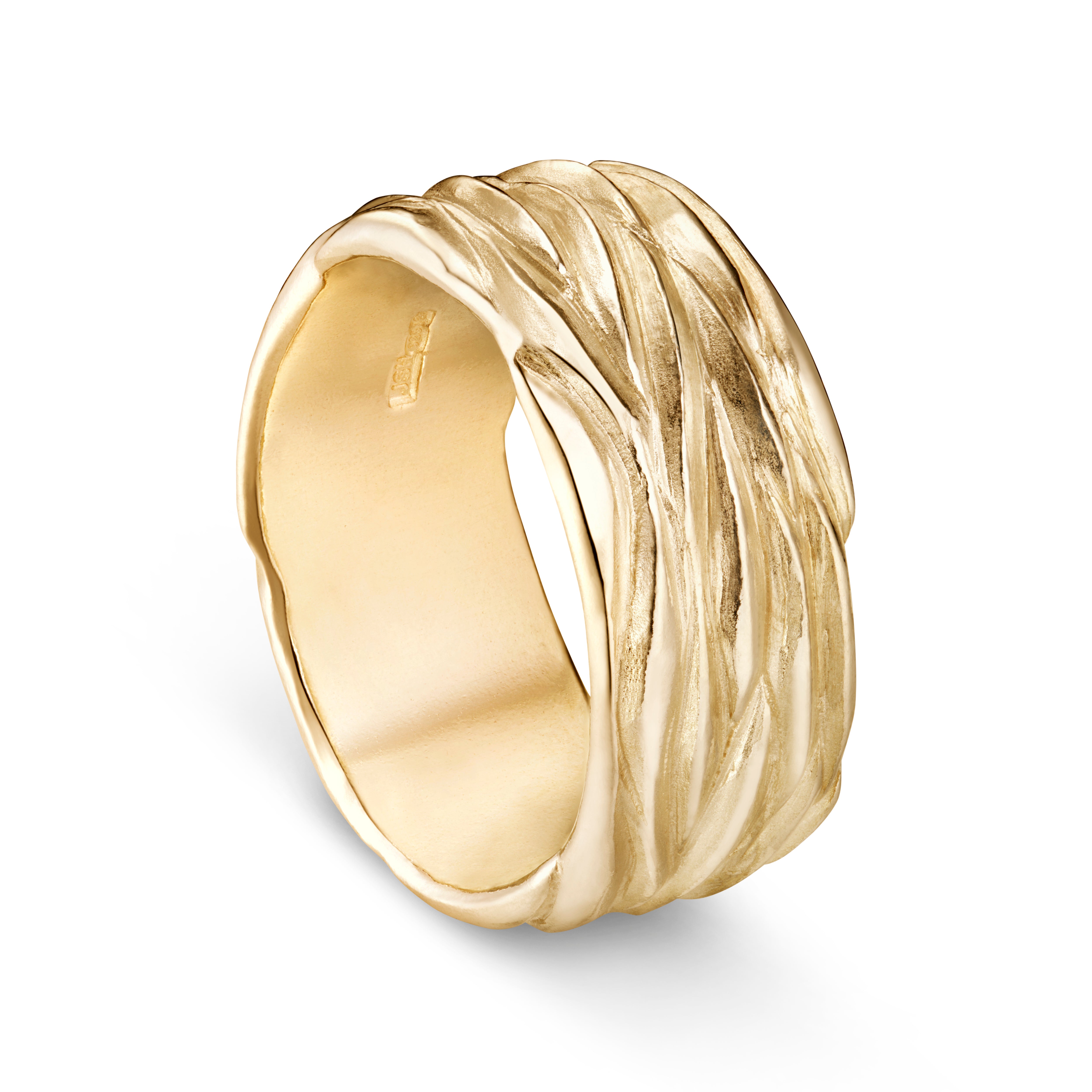 Forest 9ct Gold 10mm Ring