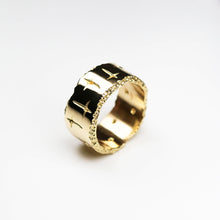 Trinity 14mm 9ct Yellow Gold Ring