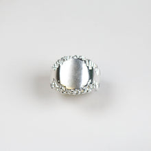 Luna Silver Large Signet Ring