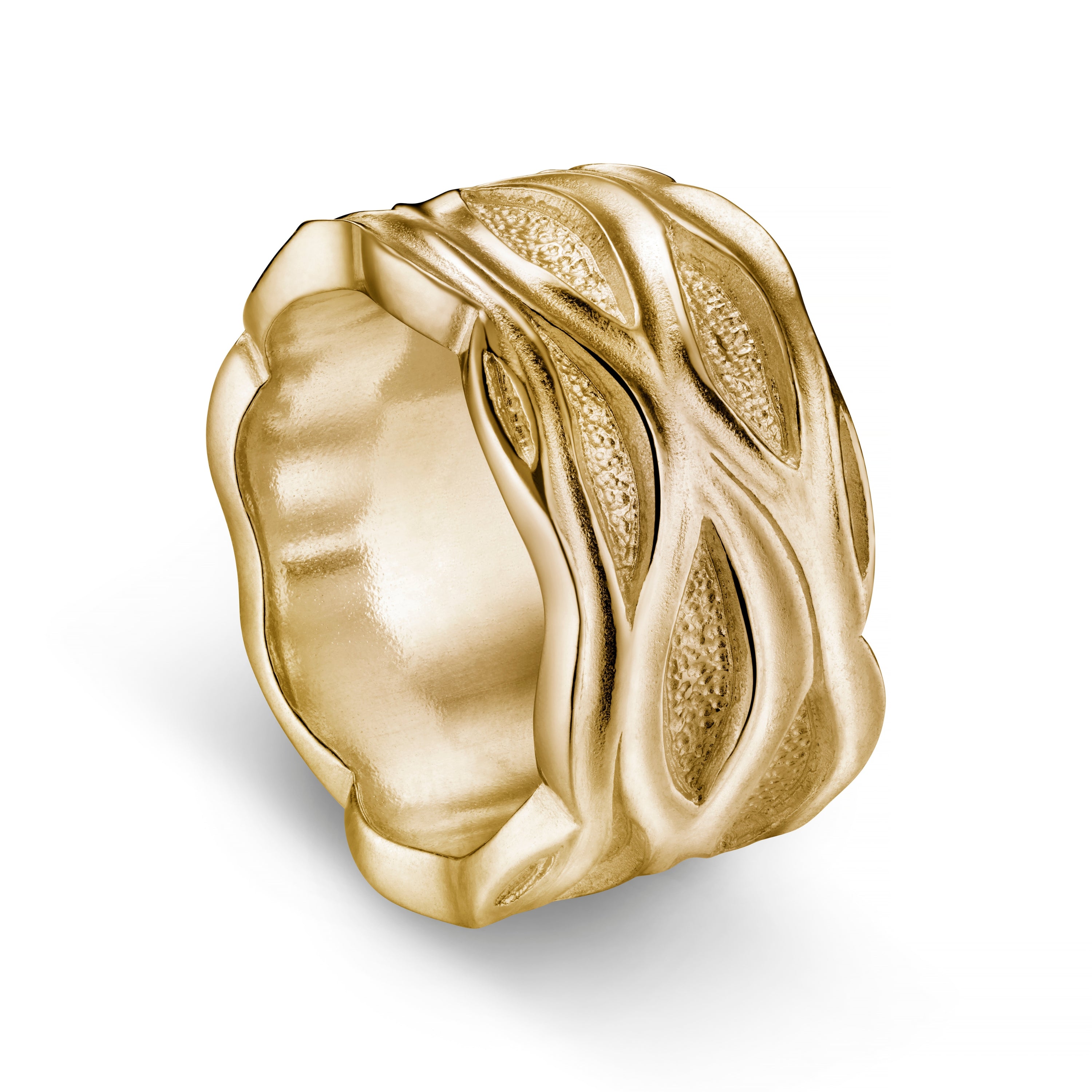 Libertine 9ct Gold 14mm Ring