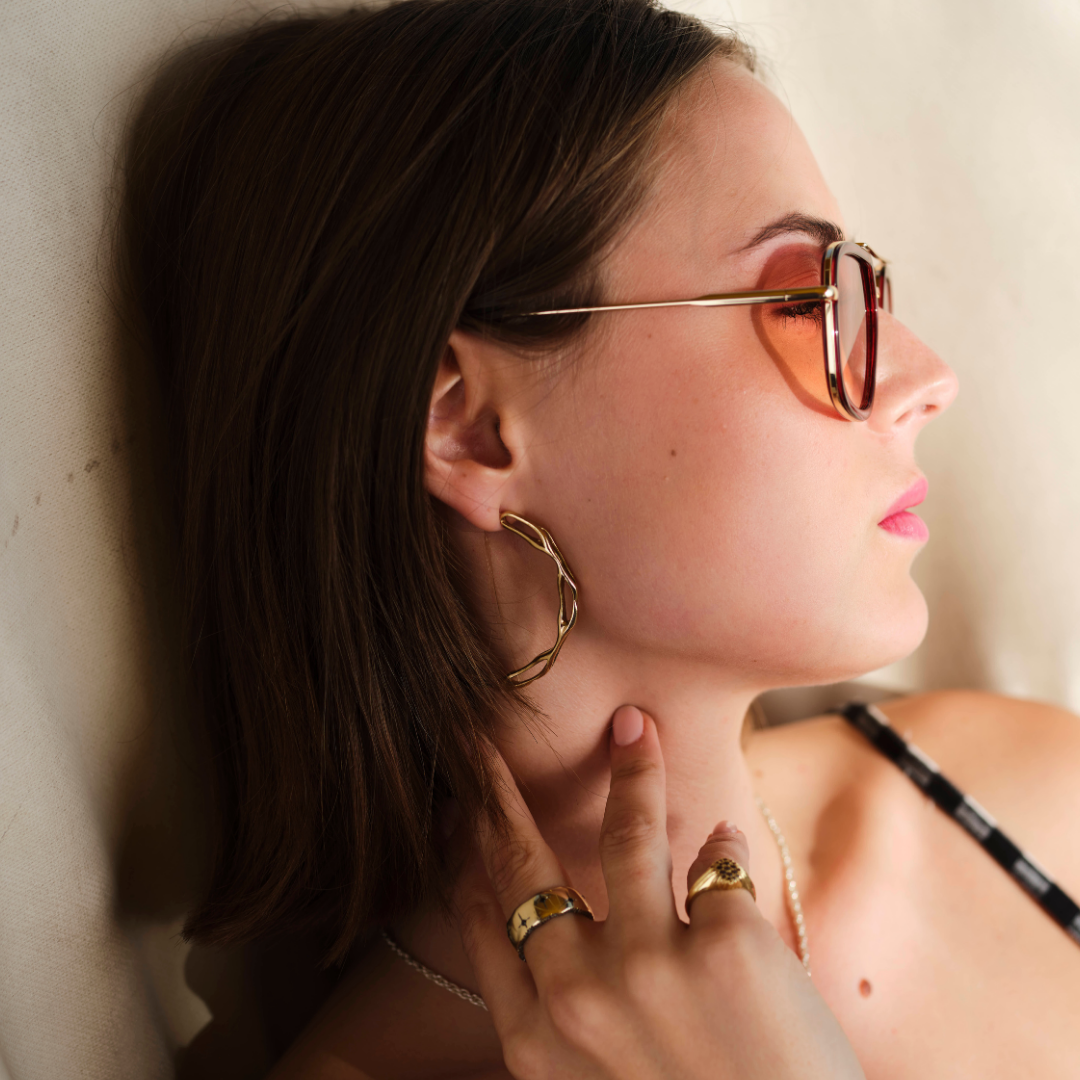 Libertine 9ct Gold Hoops
