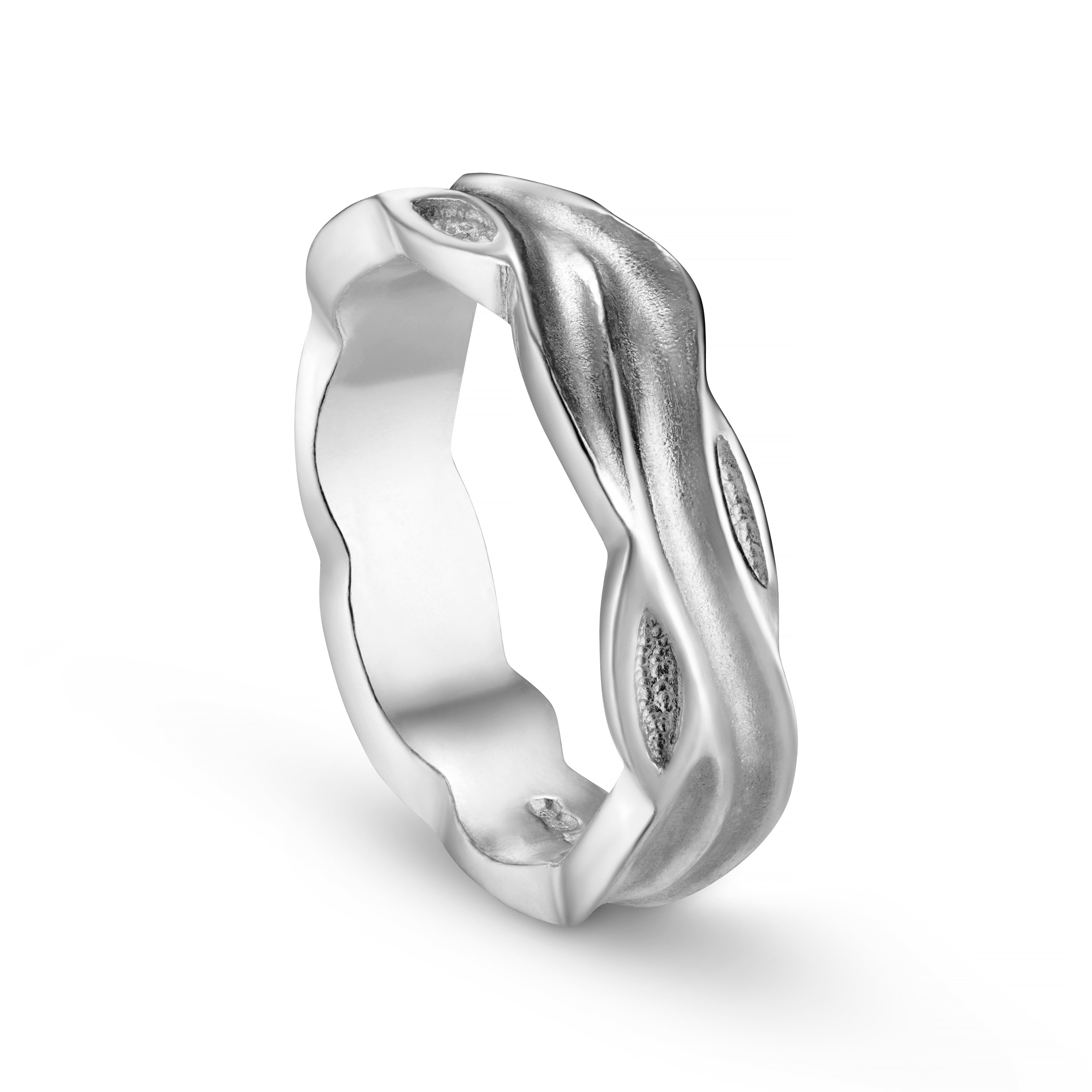 Libertine Platinum 5.5mm Ring