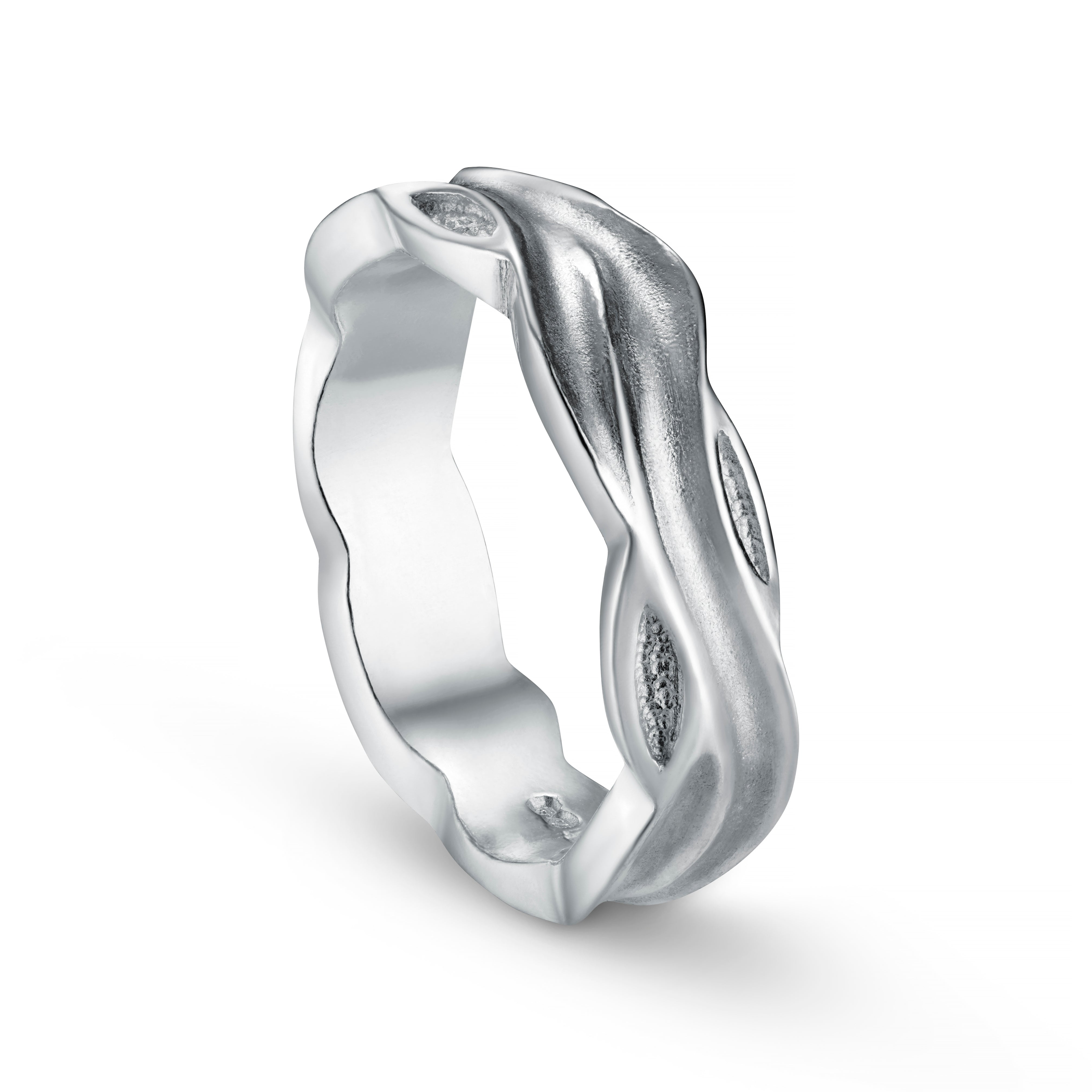 Libertine Platinum 5.5mm Ring