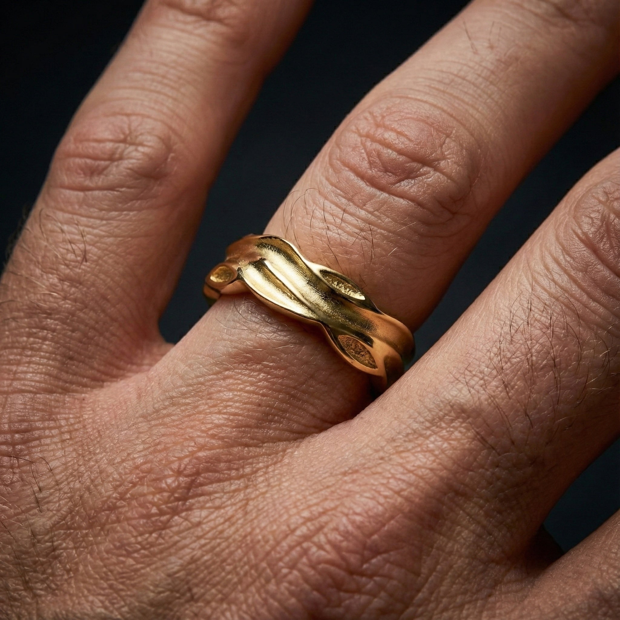 Libertine 9ct Gold 5.5mm Ring