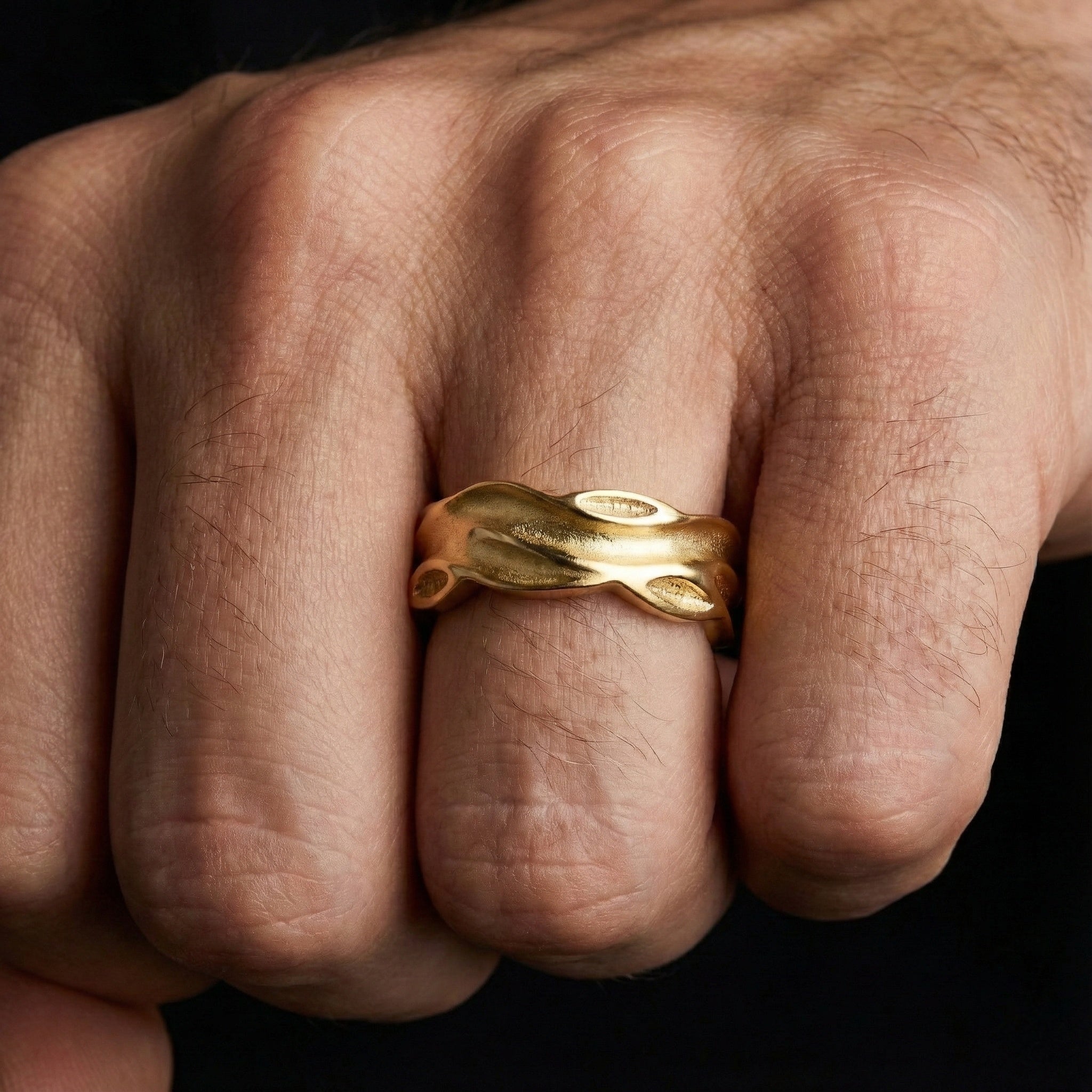 Libertine 9ct Gold 5.5mm Ring