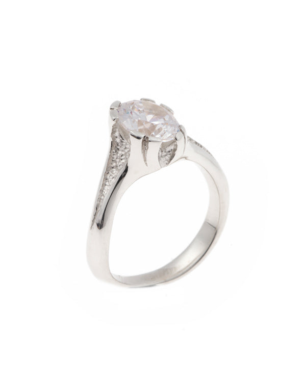 Libertine Silver Round Semi Precious Ring