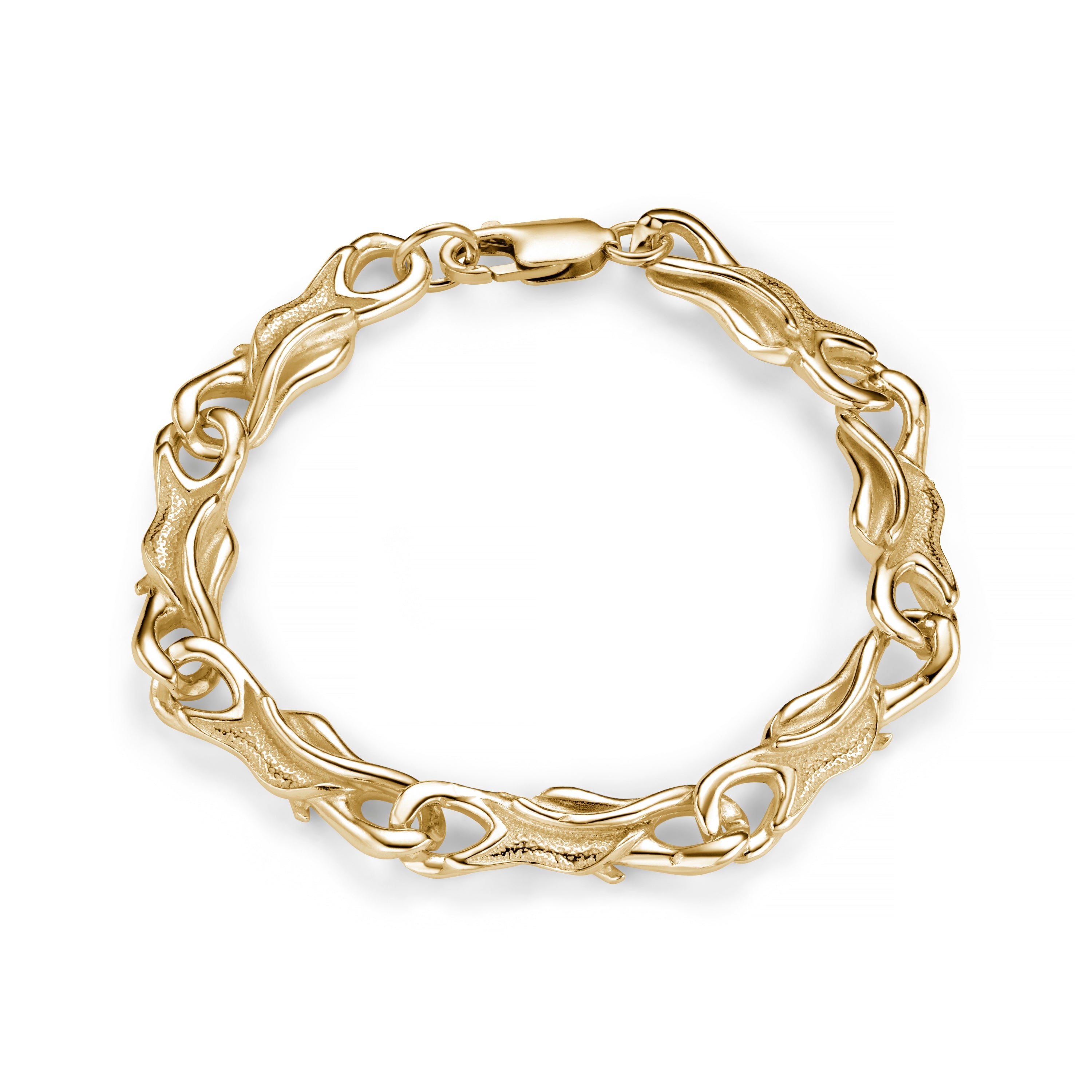 Libertine 9ct Gold Large Link Bracelet