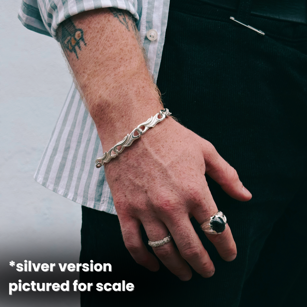 Libertine 9ct Gold Large Link Bracelet