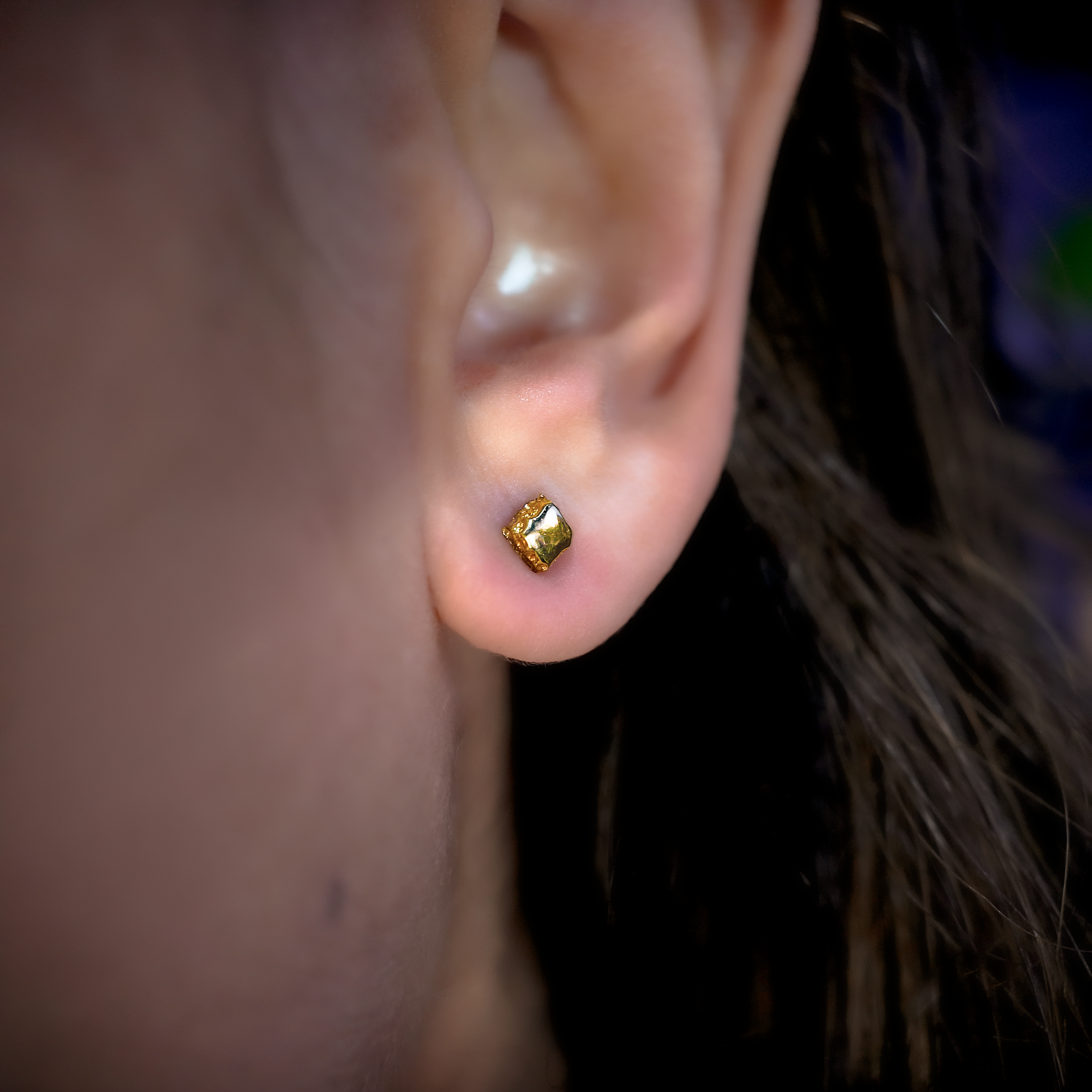 Little Things 9ct Gold Trinity Studs