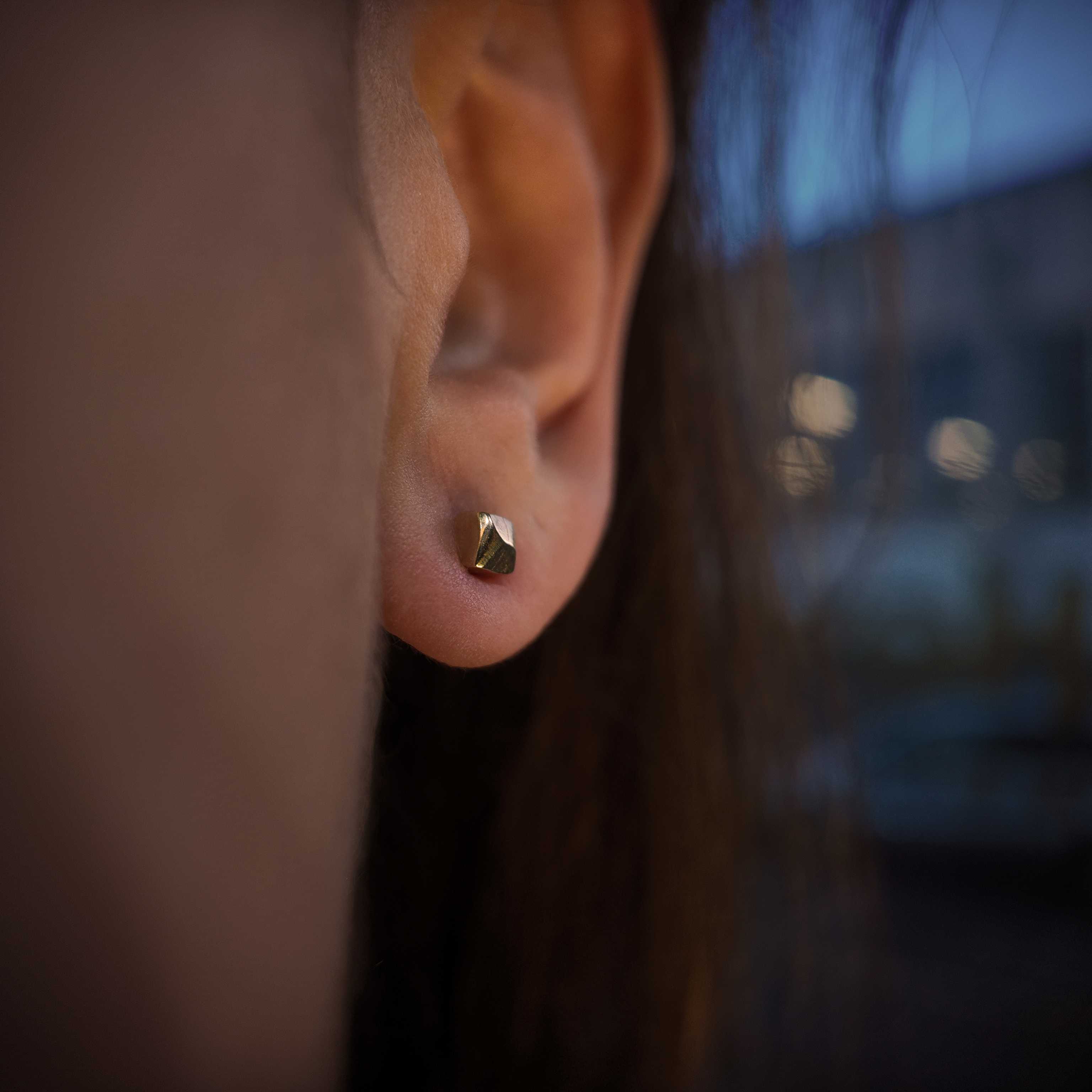 Little Things 9ct Gold Wave Studs