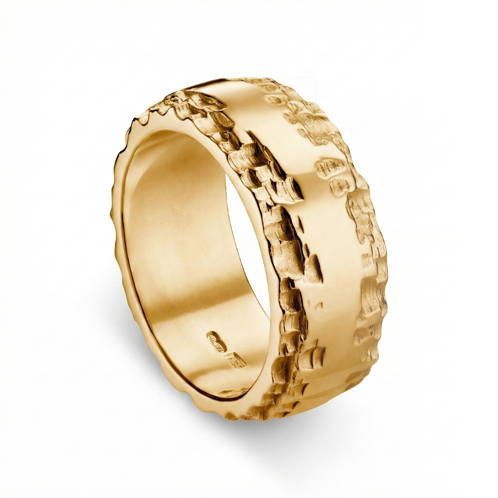 Luna 9ct Gold 10mm Band