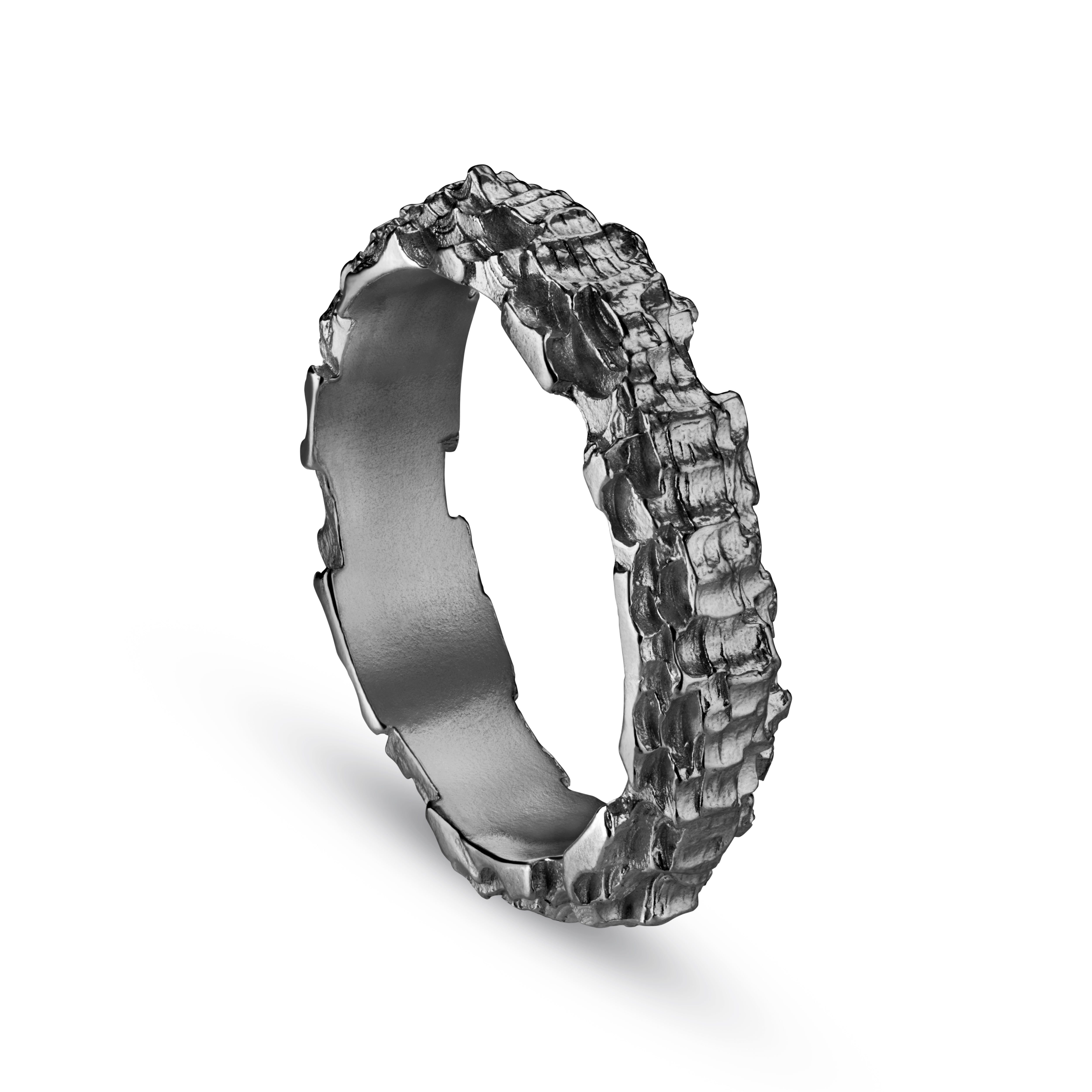 Luna Silver All Rough Ring