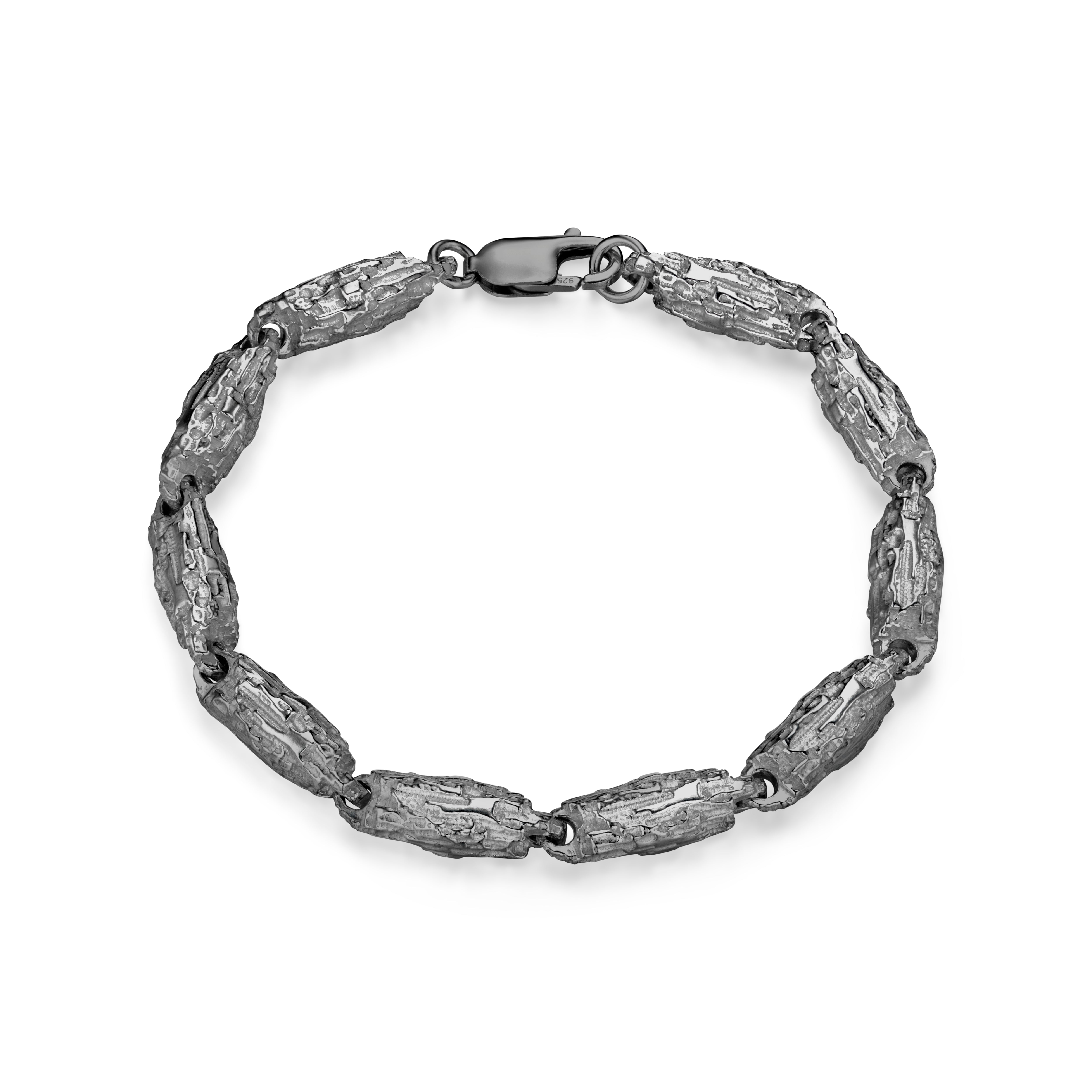 Luna Silver Heavy Link Bracelet