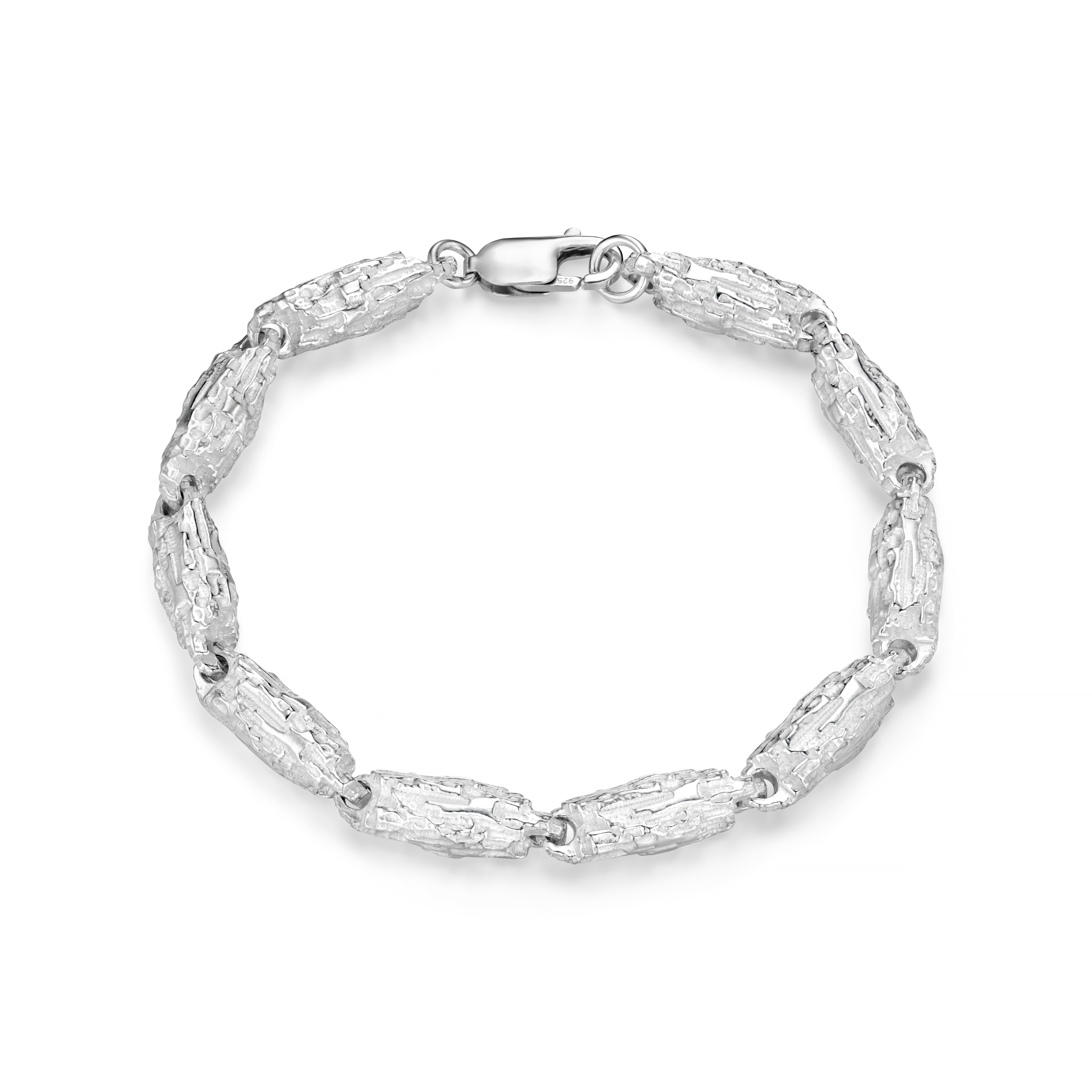 Luna Silver Heavy Link Bracelet