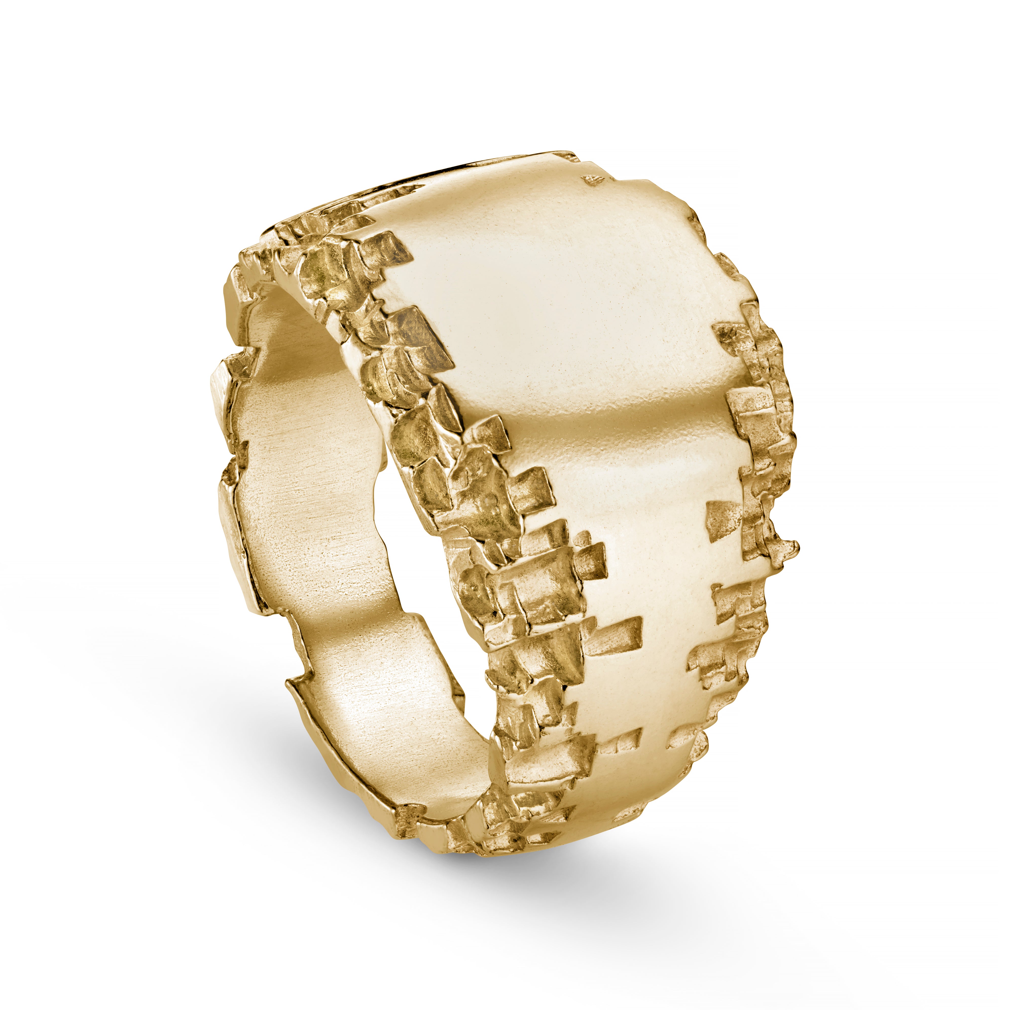 Luna Small 9ct Gold Signet Ring