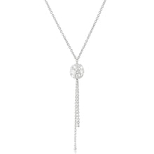 Moon Silver Tassel Necklace