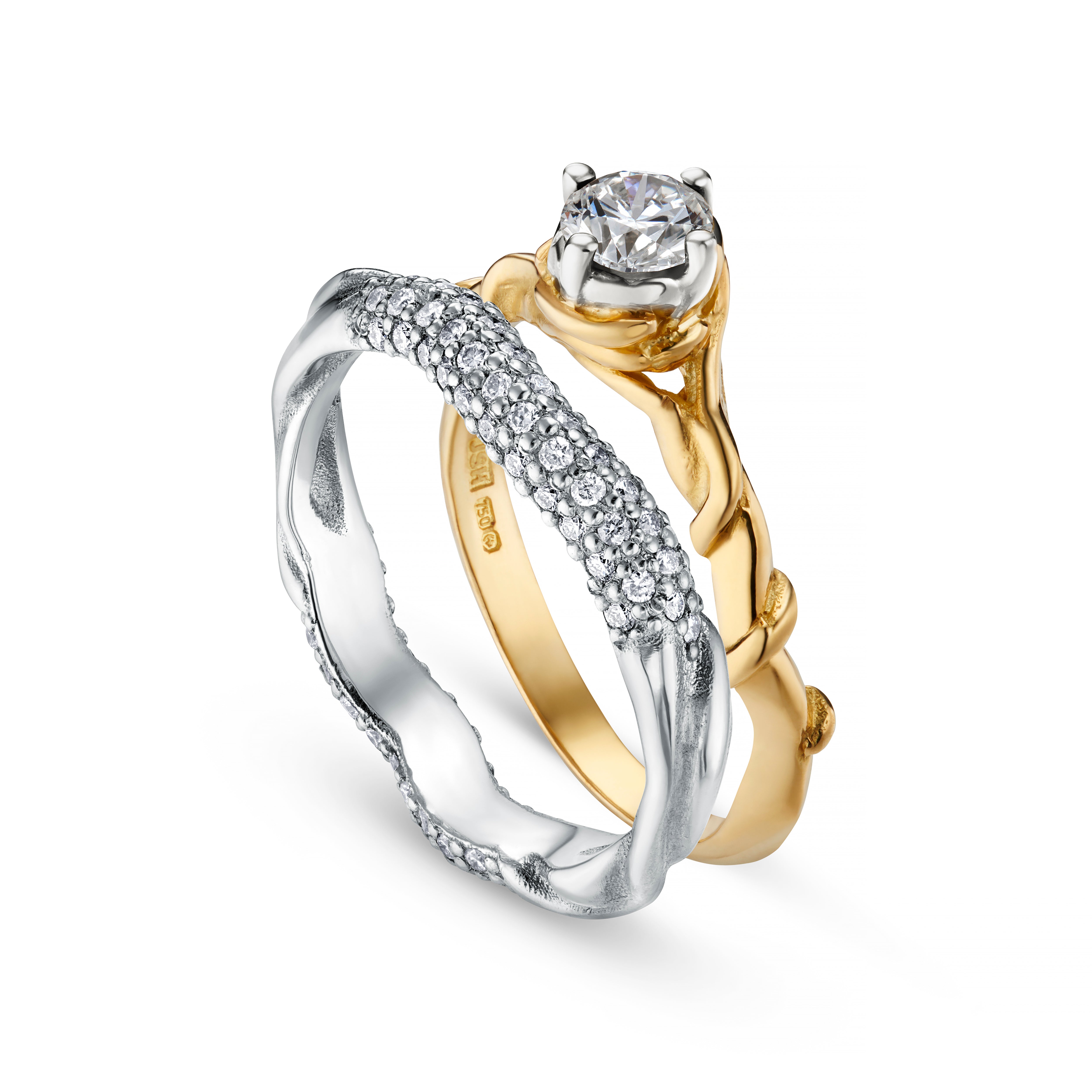 Entwine Platinum Diamond Eternity