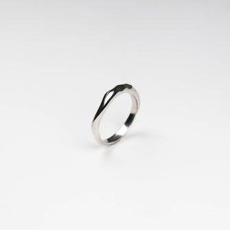 Triffid Platinum Triple Section Wedding Ring