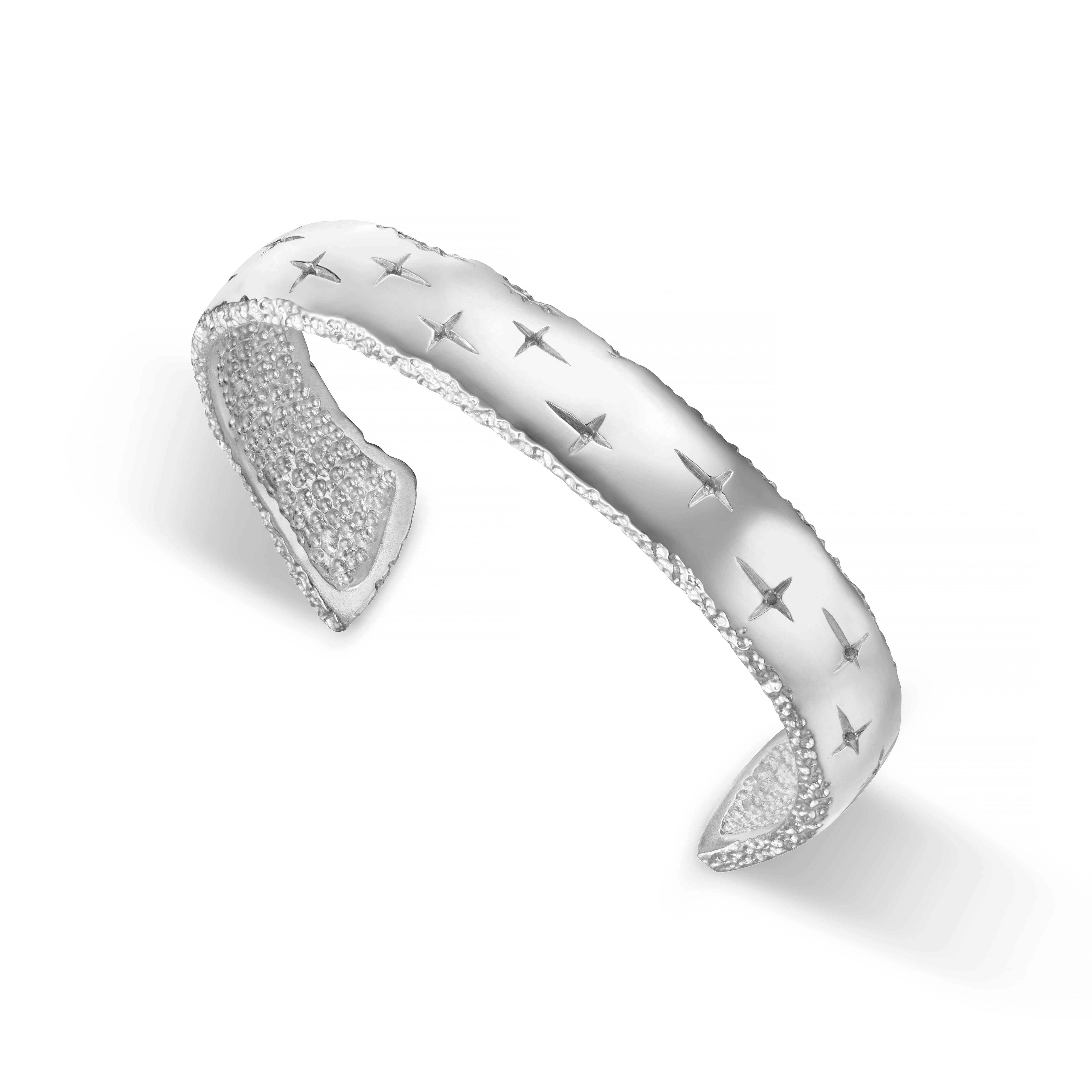 Trinity Silver Narrow Cuff
