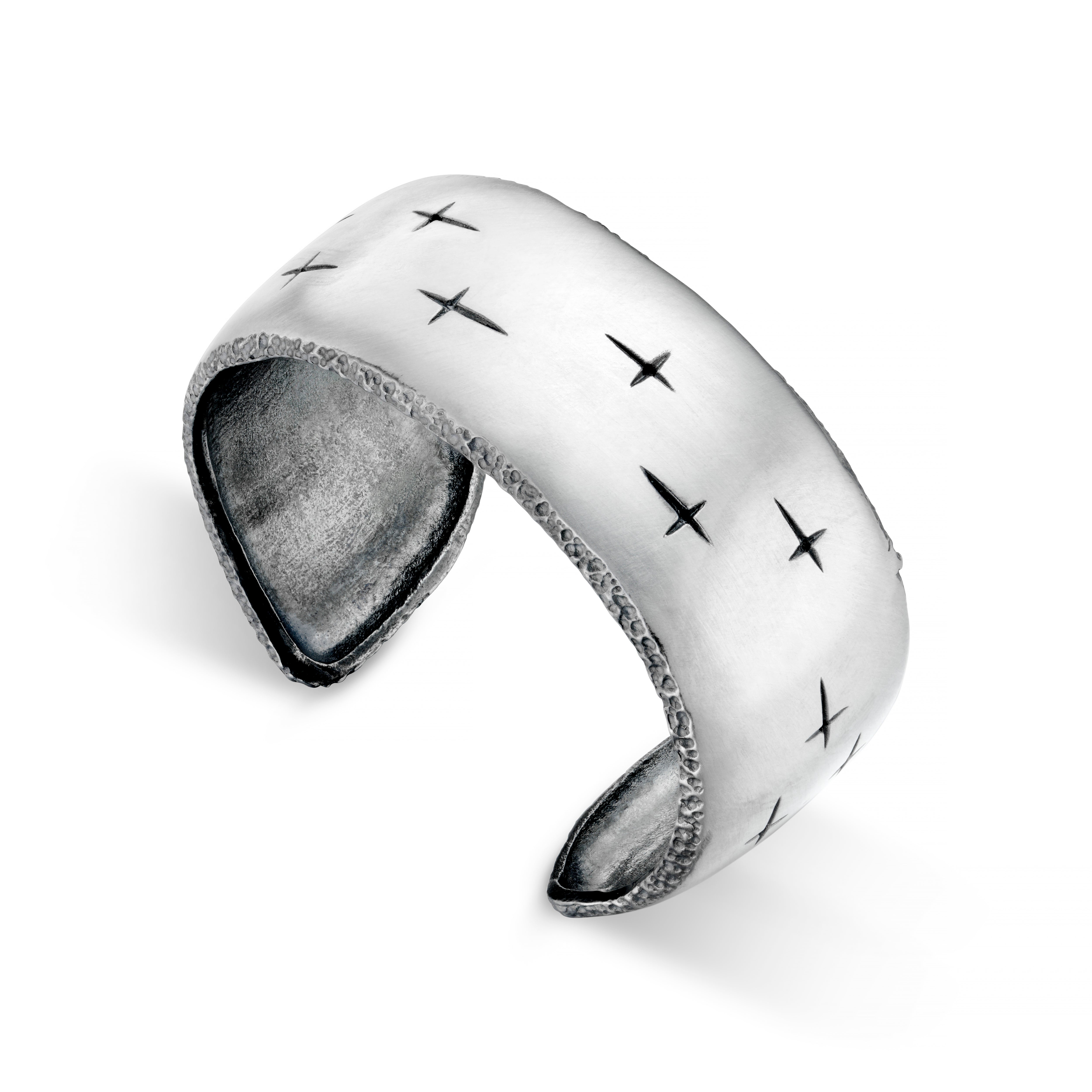 Trinity Silver Wide Cuff