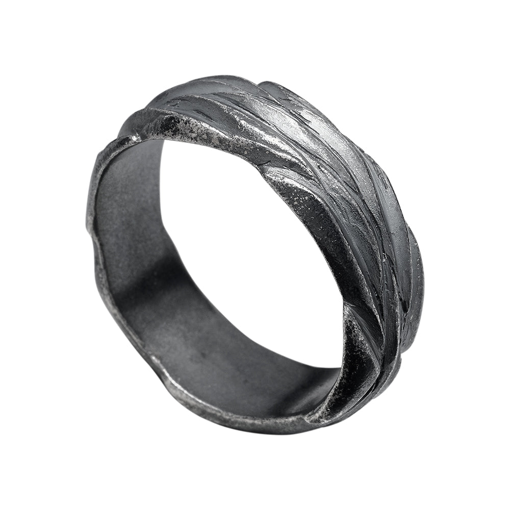 Forest Silver 7.5mm Ring