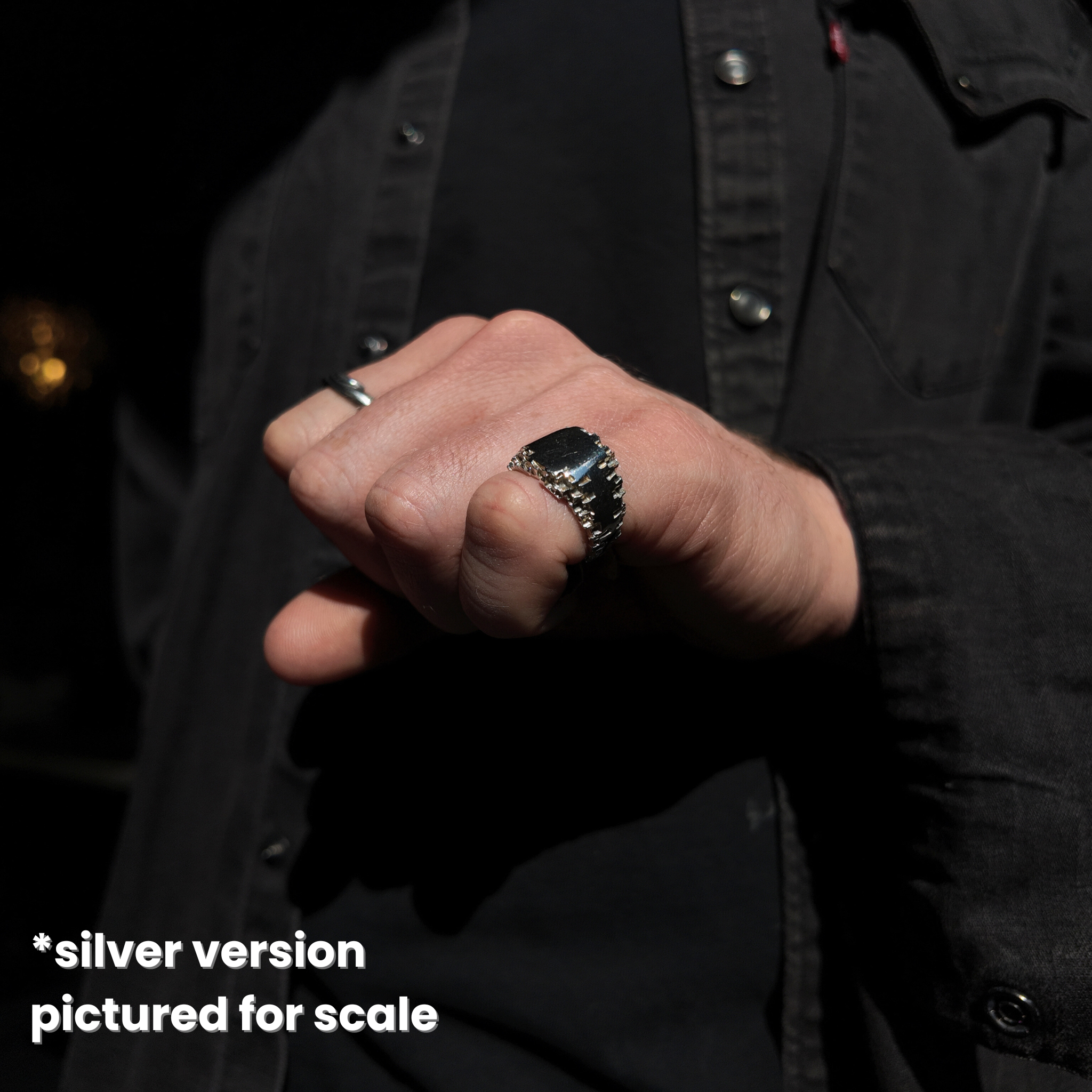 Luna Small 9ct Gold Signet Ring