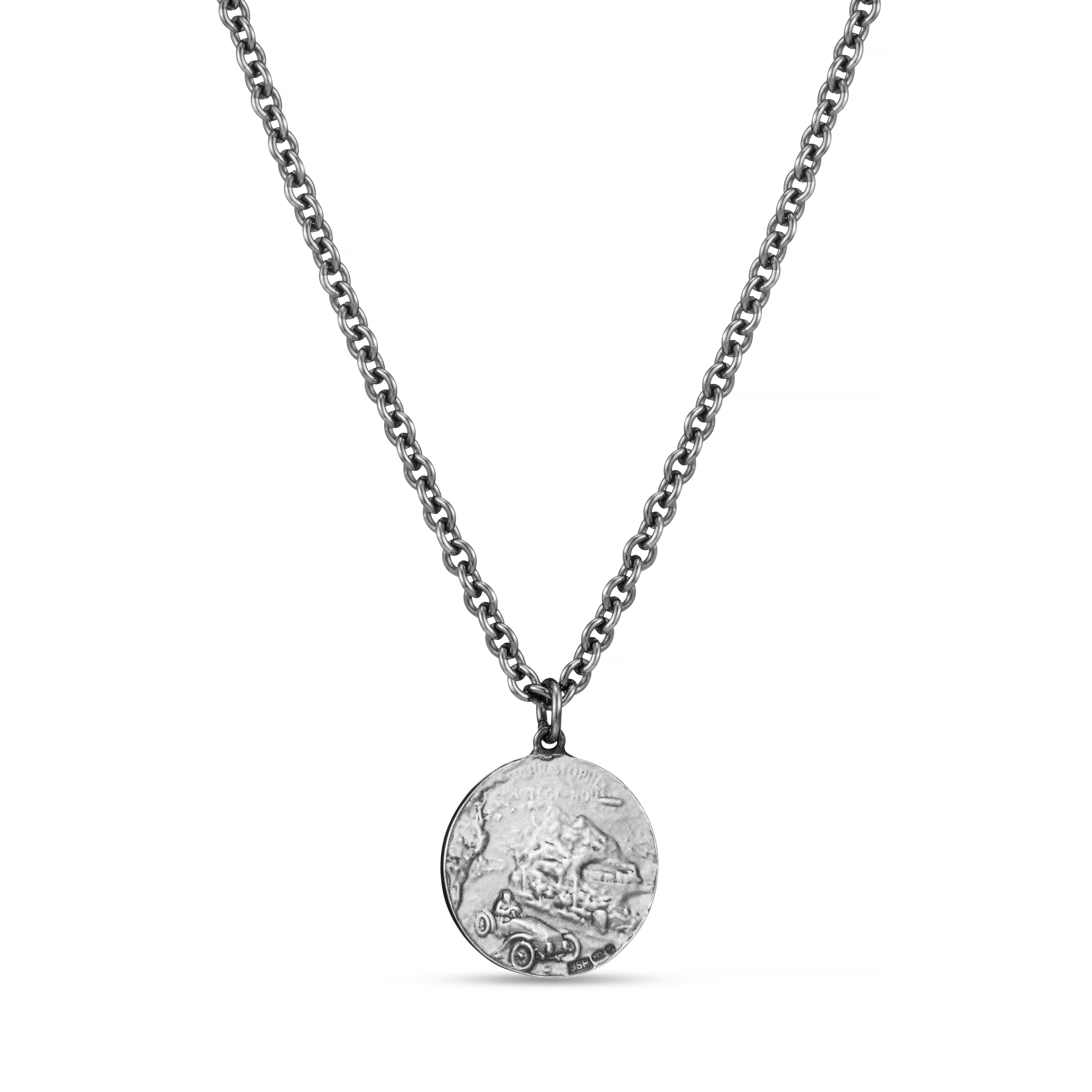 Silver St. Christopher Necklace