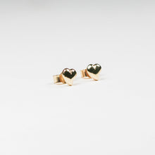 Little Things 9ct Gold Heart Studs
