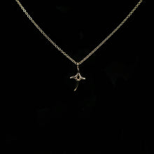 Tiny Things 9ct Gold JH Cross Necklace