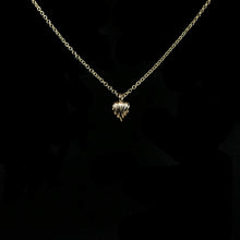 Tiny Things 9ct Gold Forest Heart Necklace