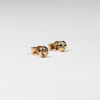 Little Things 9ct Gold Moon Studs