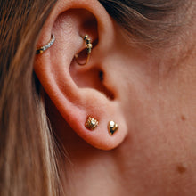 Tiny Things 9ct Gold Luna Studs