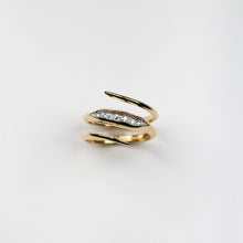 Triffid 18ct Yellow Gold Coil Diamond Ring