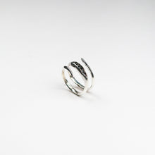 Triffid Silver Coil Ring