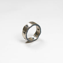 Trinity Oxidised Silver 8mm Ring