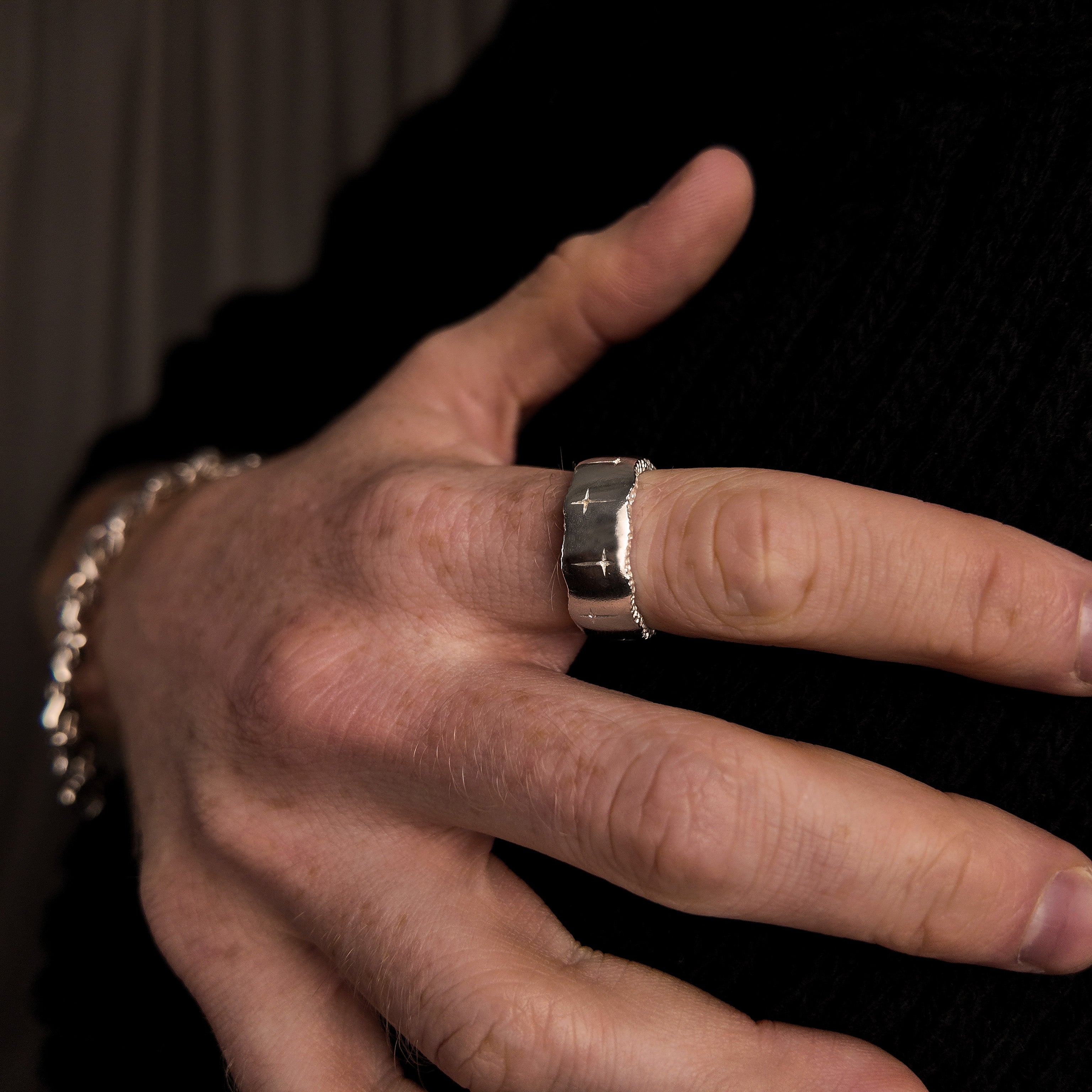 Trinity Silver 8mm Ring