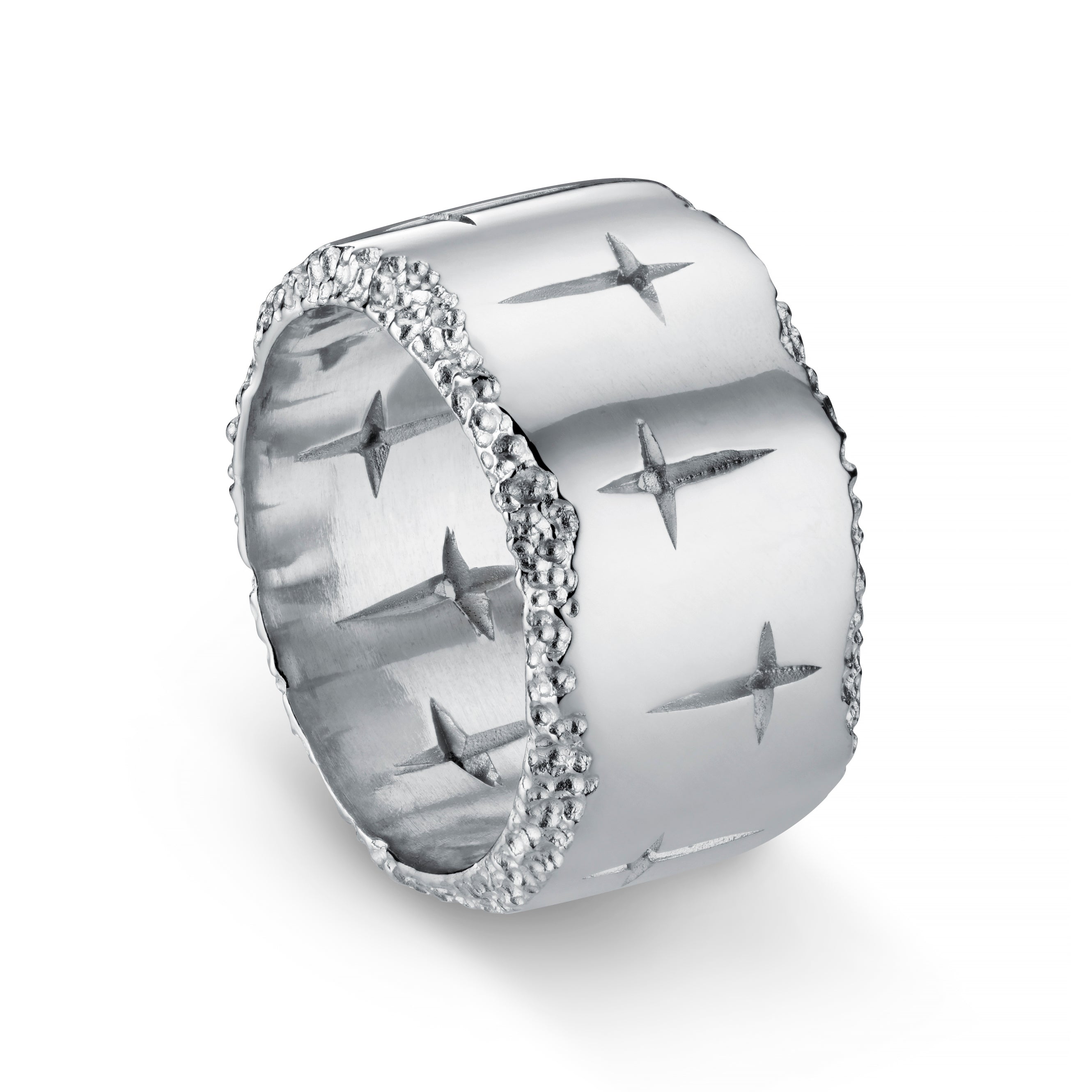 Trinity Platinum 14mm Ring