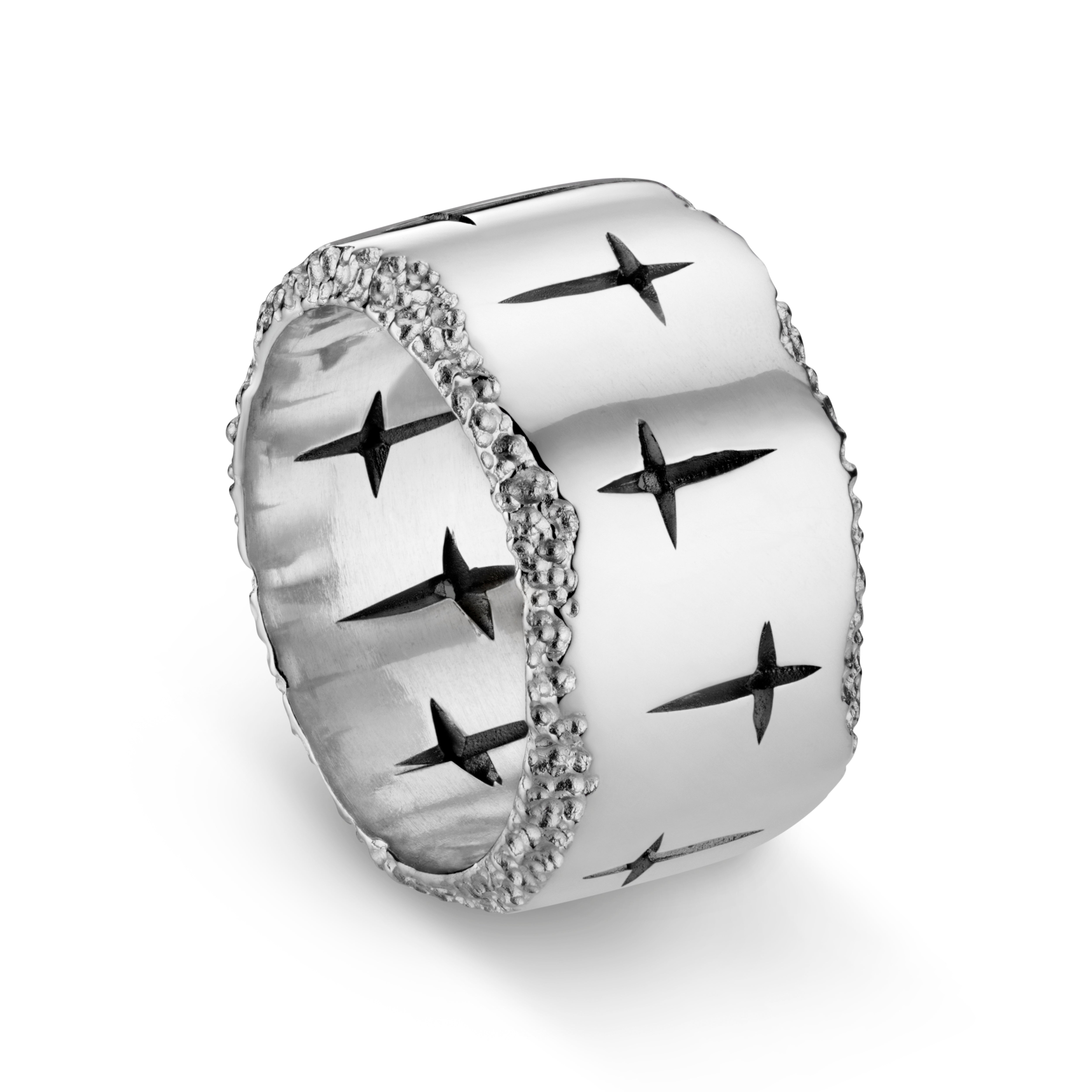 Trinity Silver 14mm Ring